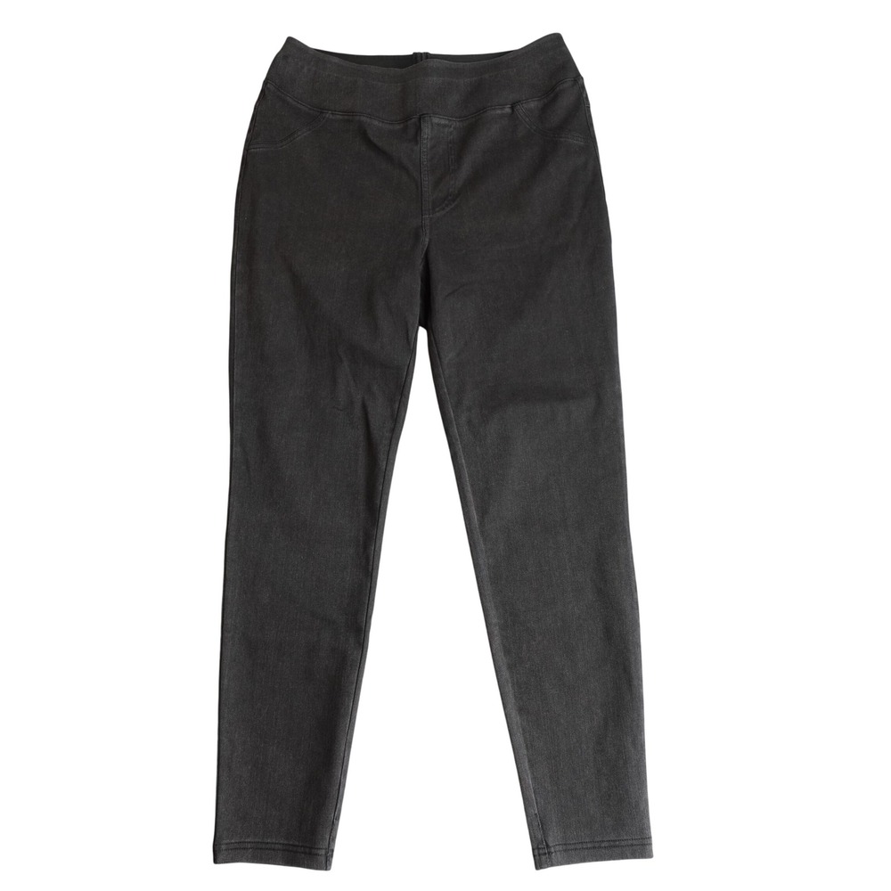 Halara Jeggings Womens M Black High Rise Pull On Stretch Denim Skinny Leg Pants